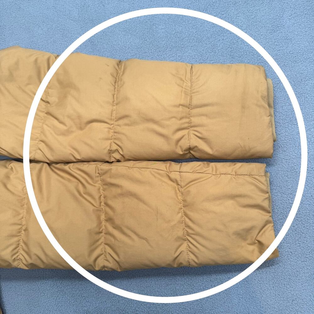 Patagonia Mens Silent Down Jacket 27930 Nest Brown Small Hidden Hood Full Zip - Picture 11 of 16
